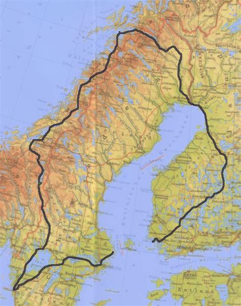 Fahrradtour Durch Deutschland Schweden Norwegen Finnland Und Um Die