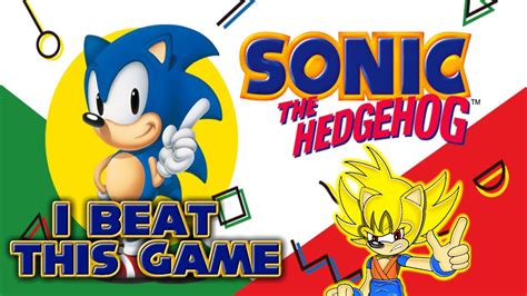 I Beat Sonic The Hedgehog 1 Sega Megadrive Classics Youtube