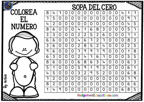 Sopa De NÚmeros Para Colorear 1 Imagenes Educativas