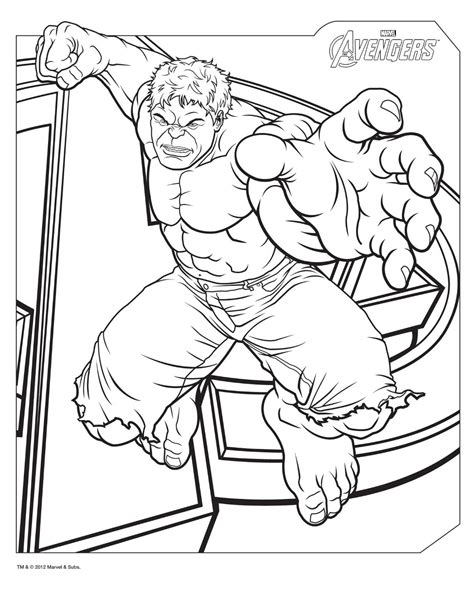 Marvel Red Hulk Coloring Page Coloring Pages
