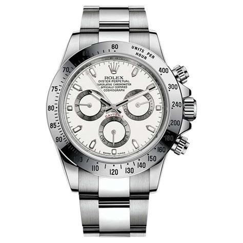 Rolex Daytona Cosmograph Stainless Steel White Dial Automatic Men Watch