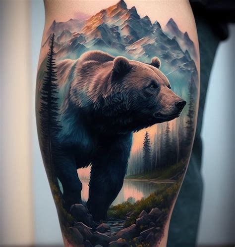 Grizzly Bear Tattoos Symbolism And Design Ideas Art And Design