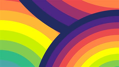 Download Wallpaper 3840x2160 Circles Colorful Rainbow