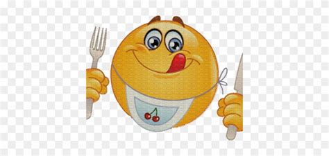 Eating Emoji Hungry Smiley Free Transparent Png Clipart Images Download