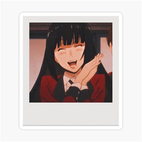 Yumeko Jabami Polaroid Sticker By Dayna5970 In 2022 Anime Printables