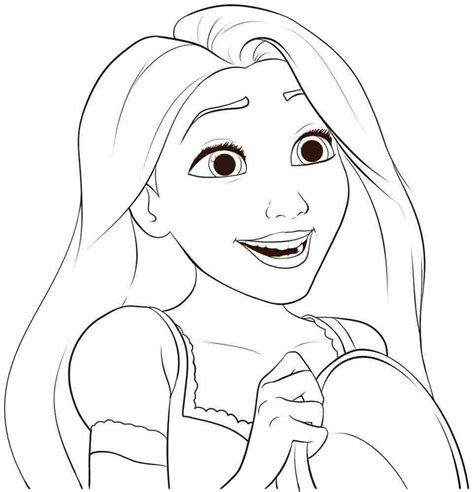 Coloring Pages Color Rapunzel Coloring Pages To Print Free