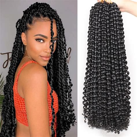 Buy Xtrend 24 Inch Black Passion Twist Hair 36 Strands Water Wave