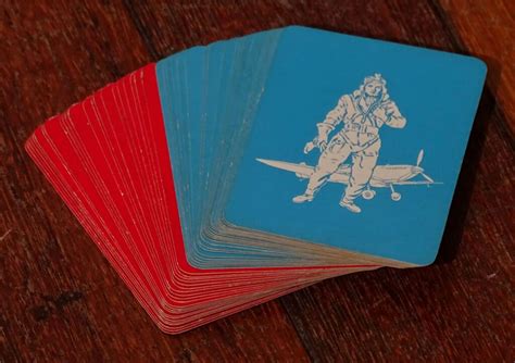 1955 Biggles Card Game By Pepys England Tomsk3000