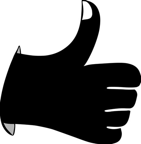 Thumbs Like Fingers Free Vector Graphic On Pixabay