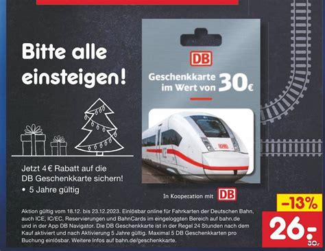 Db Geschenkkarte Angebot Bei Netto Marken Discount