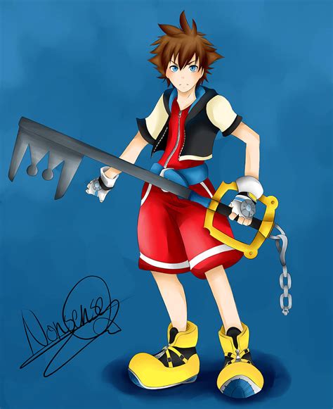 Sora Kingdom Hearts By Theladynonsense On Deviantart