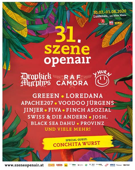 In den letzten 30 jahren hat sich das volksbank vorarlberg szene openair am alten rhein vom geheimtipp zum größten festival für rock. ABSAGE!! 31. Szene Openair Festival 2020