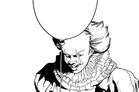 Pennywise Fanart By Tfguillen On Deviantart Pennywise Coloring Pages