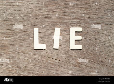 Alphabet Letter In Word Lie On Wood Background Stock Photo Alamy