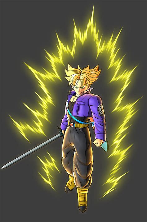 The legendary super saiyan, broly is also shown to harness the original super. Super Saiyan Future Trunks Art - Dragon Ball Z: Battle of ...