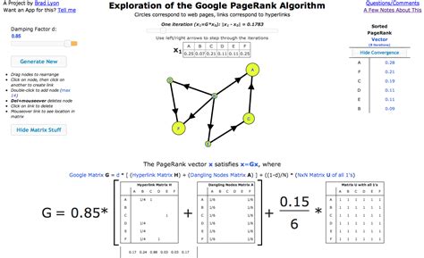 Nowhere Near Ithaca Exploring Convergence Of The Pagerank Algorithm