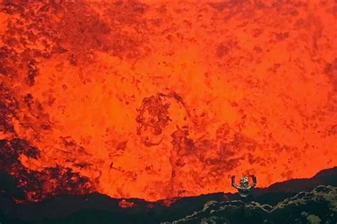 Incredible Video Shows Man “dive” Into Exploding Volcano Saigoneer
