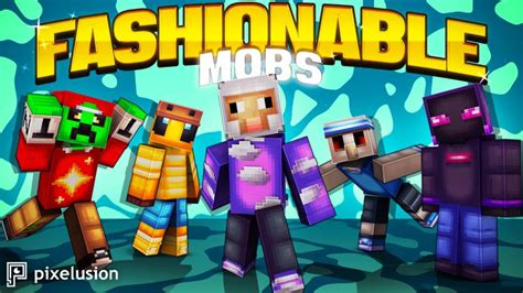 Fashionable Mobs By Pixelusion Minecraft Skin Pack Minecraft