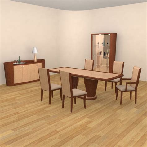 Dining Room 2 Set 3d Model Furniture On Hum3d