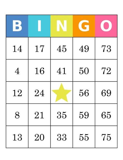 1000 Bingo Cards Pdf Download 1 Per Page Instant Printable Etsy