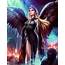Angel In Black  Fantasy Art Dark Girl