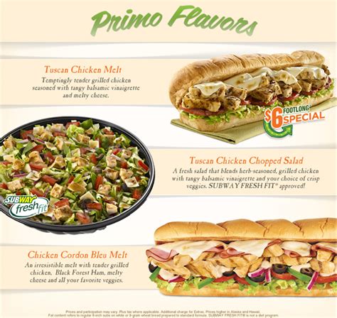 15 minutes 0 reviews jump to recipe. Tuscan Chicken Melt and Spicy Italian are Subway's ...