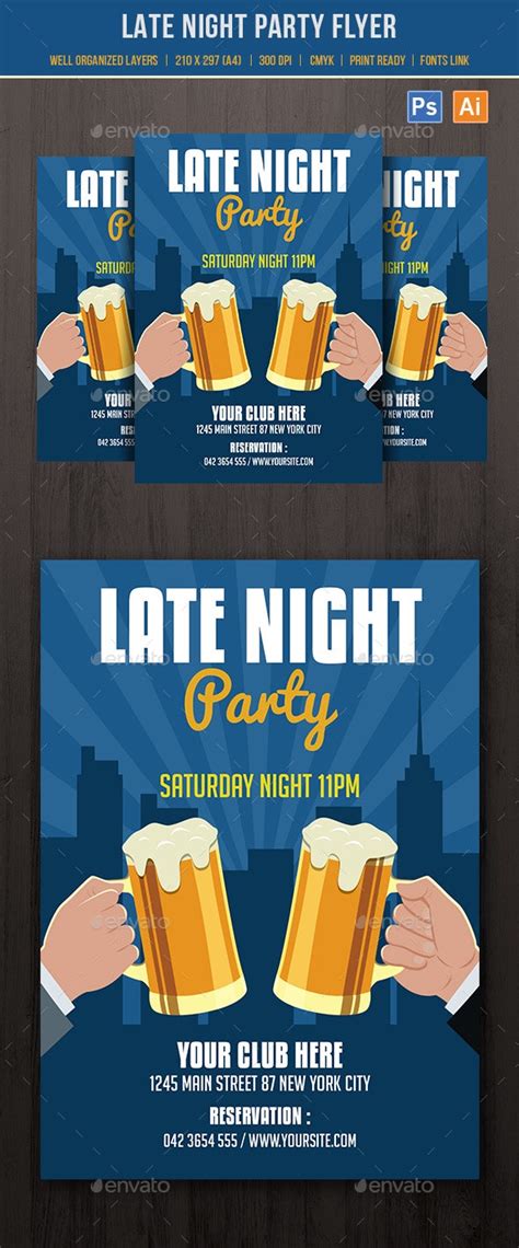 Late Night Party Flyer By Bonezboyz9 Graphicriver