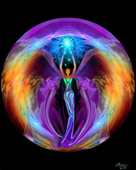 Chakra Art Rainbow Reiki Energy Art Angel Healing By Primalpainter