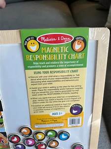  Doug Magnetic Responsibility Chart Chore Wooden Hinged Board