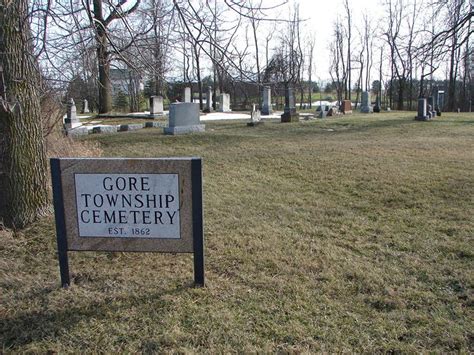 Gore Township Cemetery In Port Hope Michigan Find A Grave Cemetery