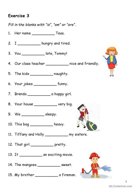 Present Simple Verb To Be General English Esl Worksheets Pdf And Doc