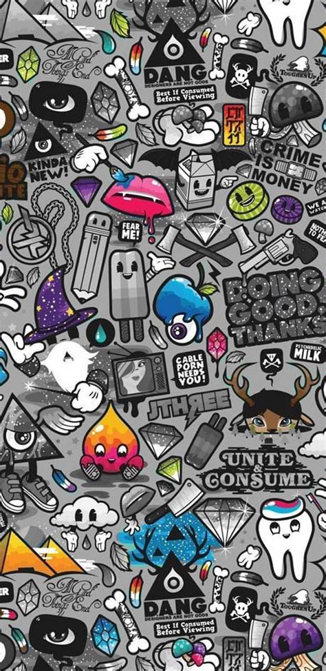 Sticker Bomb Art Graffiti Stickers Hd Phone Wallpaper Peakpx