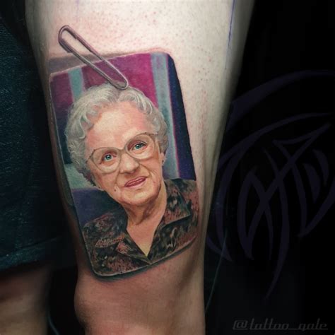 #tattoo #portrait #portraittattoo #grandmother #realistic #realistictattoo