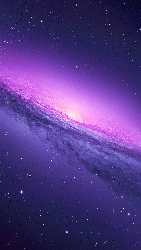 Download Galaxy In Light Purple Iphone Wallpaper