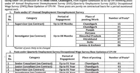 Government Of India Ministry Of Labour And Employment Labour Bureau