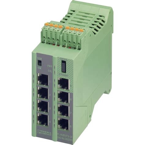 Phoenix Contact Fl Hub 8tx Zf Industrial Ethernet Switch From