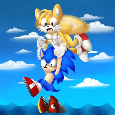 Classic Sonic And Tails By Kamiraceeker On Deviantart