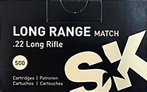 lapua sk rimfire ammo long range match 22 lr 40gr lead round nose 500rds brick 1099 fps