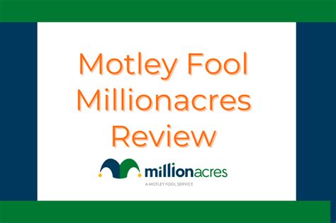 The Motley Fools Millionacres Mogul Review