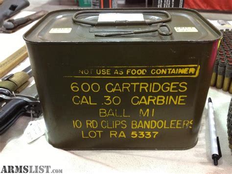 Armslist For Sale M1 Carbine Ammo 30 Cal