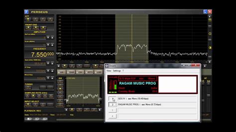 short wave analogue and drm perseus sdr 24122018 youtube