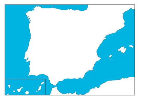 Mapas Físicos Y Políticos De España Para Imprimir
