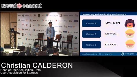 User Acquisition For Start Ups Christian Calderon Youtube