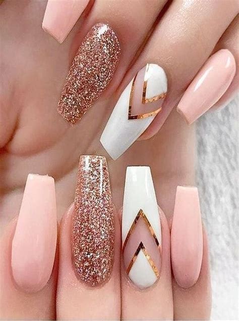 50 most popular acrylic nail designs you must try nails ideas nails glitter nails glitter