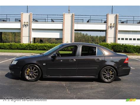 2004 Saab 9 3 Linear Sedan In Espresso Black Metallic Photo 3 043995