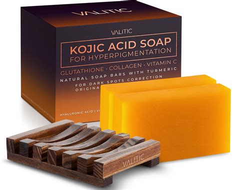 Amazon Com Valitic Kojic Acid Soap For Hyperpigmentation With