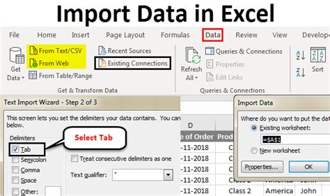 Import Data In Excel Tutorials On How To Import Data In Excel