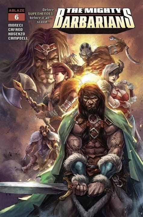 The Mighty Barbarians 6 Comic Book 2023 Ablaze Comic Books