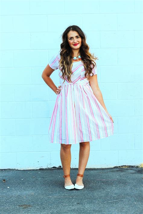 Candy Striped Dress Dearest Lou