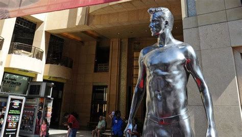 David Beckham Underwear Statue For Handm In La Photos Huffpost